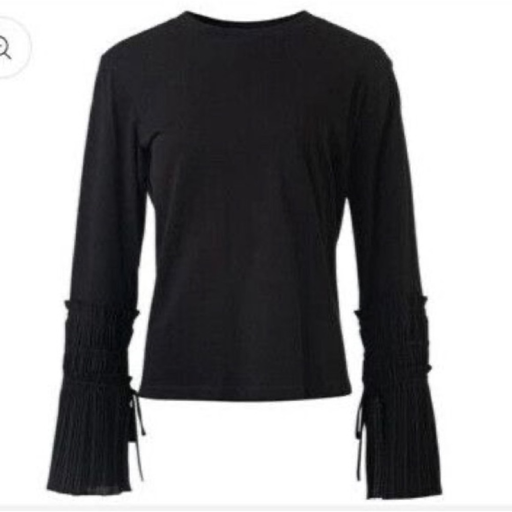 3.1 Phillip Lim Tie-Cuff Top SZ S